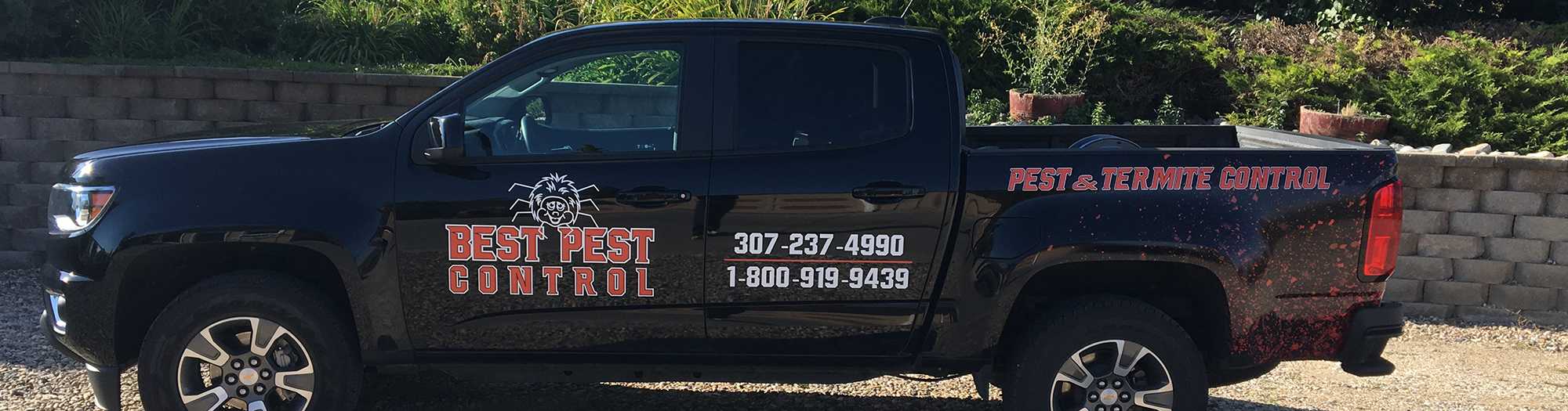 Work truck Best Pest Control Casper WY